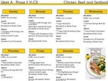 &quot;Hcg Diet Grocery Shopping List